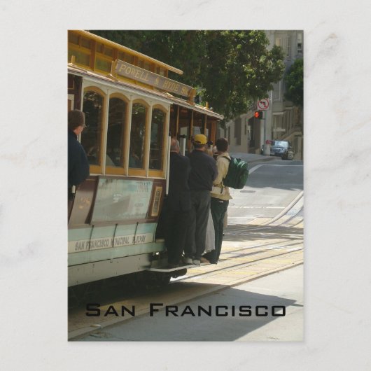 Kabelwagen Postkarte (Vorderseite)