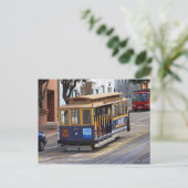 Kabelwagen, San Francisco Postkarte (Stehend Vorderseite)