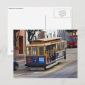 Kabelwagen, San Francisco Postkarte (Vorne/Hinten)