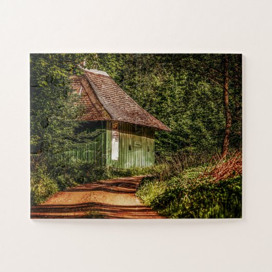KABIN IN DER WOODS JIGSAW PUZZLE (Horizontal)