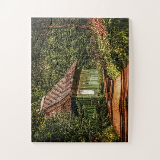 KABIN IN DER WOODS JIGSAW PUZZLE (Vertikal)