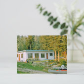 Kabine am Bednesti See 1961 Postkarte (Stehend Vorderseite)