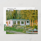 Kabine am Bednesti See 1961 Postkarte (Vorne/Hinten)