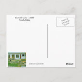 Kabine am Bednesti See 1961 Postkarte (Rückseite)