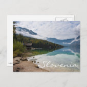 Kabine am Bohinj-See in Slowenien Postkarte (Vorne/Hinten)