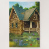 Kabine am Pond Jigsaw Puzzle (Vertikal)