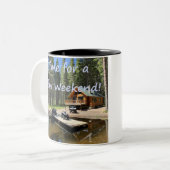 Kabine ATV Urlaub Zweifarbige Tasse (Vorderseite Links)