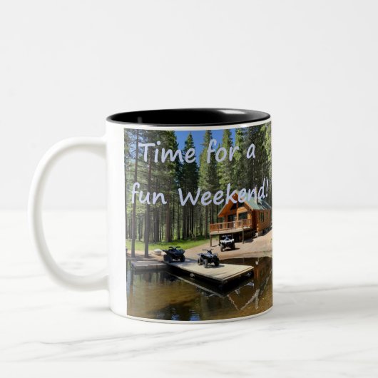 Kabine ATV Urlaub Zweifarbige Tasse (Links)