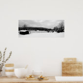 Kabine B & W Poster (Küche)