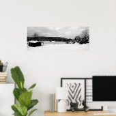 Kabine B & W Poster (Heimbüro)