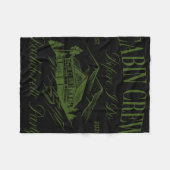 Kabine Crew, bevor ich Junggeselinnen-Abschied Cam Fleecedecke (Vorderseite (Horizontal))