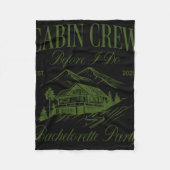 Kabine Crew, bevor ich Junggeselinnen-Abschied Cam Fleecedecke (Vorderseite)