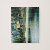 Kabine durch den See 8x10 Puzzle (Vertikal)