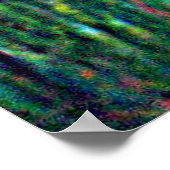 Kabine durch Stream Oil Painting Poster (Ecke)