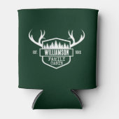 Kabine Familienname Forest Green Dosenkühler (Vorderseite)