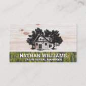 Kabine | Forst | Art | Holz Visitenkarte (Vorderseite)