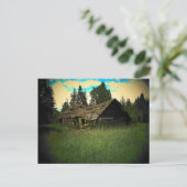 Kabine im Feld von Djoneill Postkarte (Stehend Vorderseite)