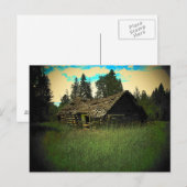 Kabine im Feld von Djoneill Postkarte (Vorne/Hinten)