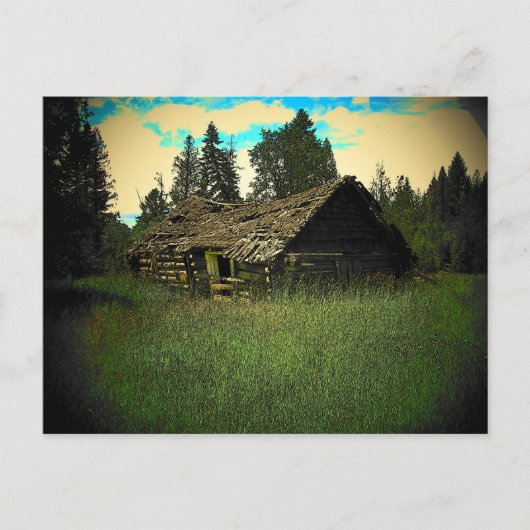 Kabine im Feld von Djoneill Postkarte (Vorderseite)
