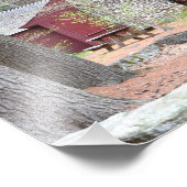 Kabine im Foto Holz drucken (Ecke)