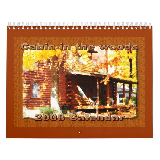 Kabine im Holz Kalender (Titelbild)