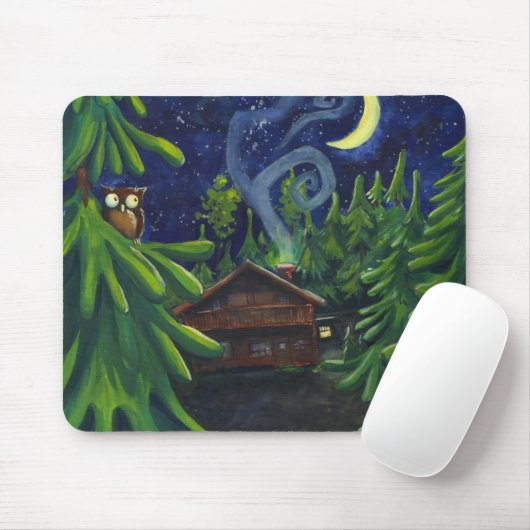 Kabine im Holz Mousepad (Mit Mouse)