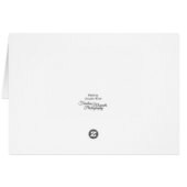 Kabine im Schnee denken Sie an Ihre Karte (Rückseite Horizontal)