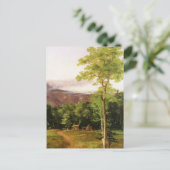 Kabine im Wald, North Conway, NH, Postkarte (Stehend Vorderseite)