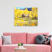 Kabine in Aspens Leinwanddruck (Insitu (Wohnzimmer))