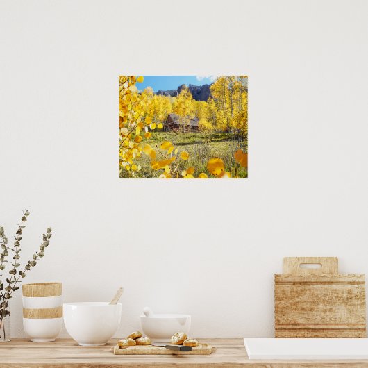 Kabine in Aspens Poster (Küche)