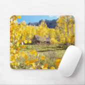 Kabine in den Espen Mousepad (Mit Mouse)