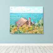 Kabine in Saint-Adresse Claude Monet Fine Art Leinwanddruck (Insitu (Holzboden))