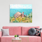 Kabine in Saint-Adresse Claude Monet Fine Art Leinwanddruck (Insitu (Wohnzimmer))