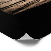 Kabine Quilt Black Border Poster (Ecke)