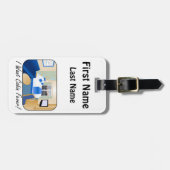 Kabinen-Fieber-Gepäck-Umbau (personalisiert) Gepäckanhänger (Vorderseite horizontal)