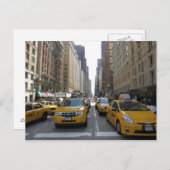 Kabinen in New York City Postkarte (Vorne/Hinten)