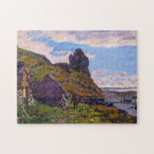 Kabinen in Sainte-Adresse Monet Fine Art Puzzle (Horizontal)