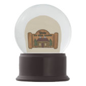 Kabinen-Leben-sentimentale Schnee-Kugel Schneekugel (Rückseite)