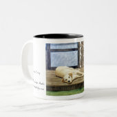 Kabinen-lebende Labrador-Tasse Zweifarbige Tasse (Vorderseite Links)