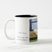 Kabinen-lebende Labrador-Tasse Zweifarbige Tasse (Links)