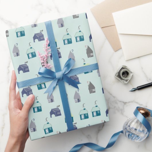 Kabinen und Saunas Geschenkpapier für Wrap Wrappin (Schenken)