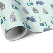 Kabinen und Saunas Geschenkpapier für Wrap Wrappin (Rolleneckpunkt)