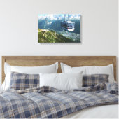 Kabinenbahn über Chamonix, Frankreich Leinwanddruck (Insitu (Schlafzimmer))