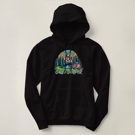 Kabinencamper Wanderzelt Hoodie (Design vorne)