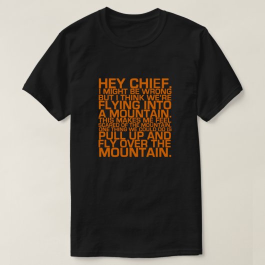Kabinendruck: Hey Chef entspannt Fit T-Shirt (Design vorne)