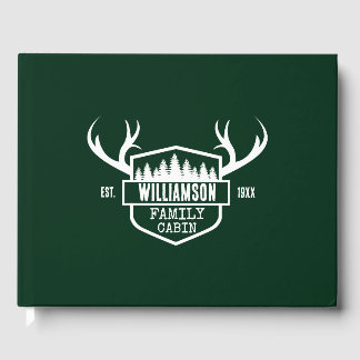 Kabinenfamilie Name Grün Gästebuch