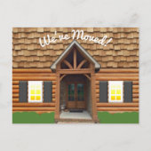 Kabinenfassade Neue Adressenpostkarte Ankündigungspostkarte (Vorderseite)