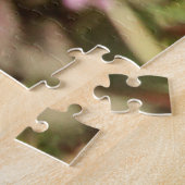 Kabinenmotte auf violetten Blumen Puzzle (Seite)