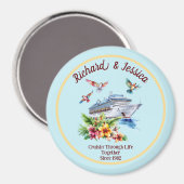 Kabinenraum für Personalisierte Kreuzfahrtschiffe Magnet (Vorderseite/Rückseite)