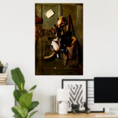 Kabinentor Stillleben Gemälde mit Enten Poster (Heimbüro)